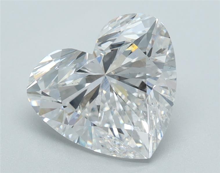 2.12ct F VS2 Rare Carat Ideal Cut Heart Lab Grown Diamond