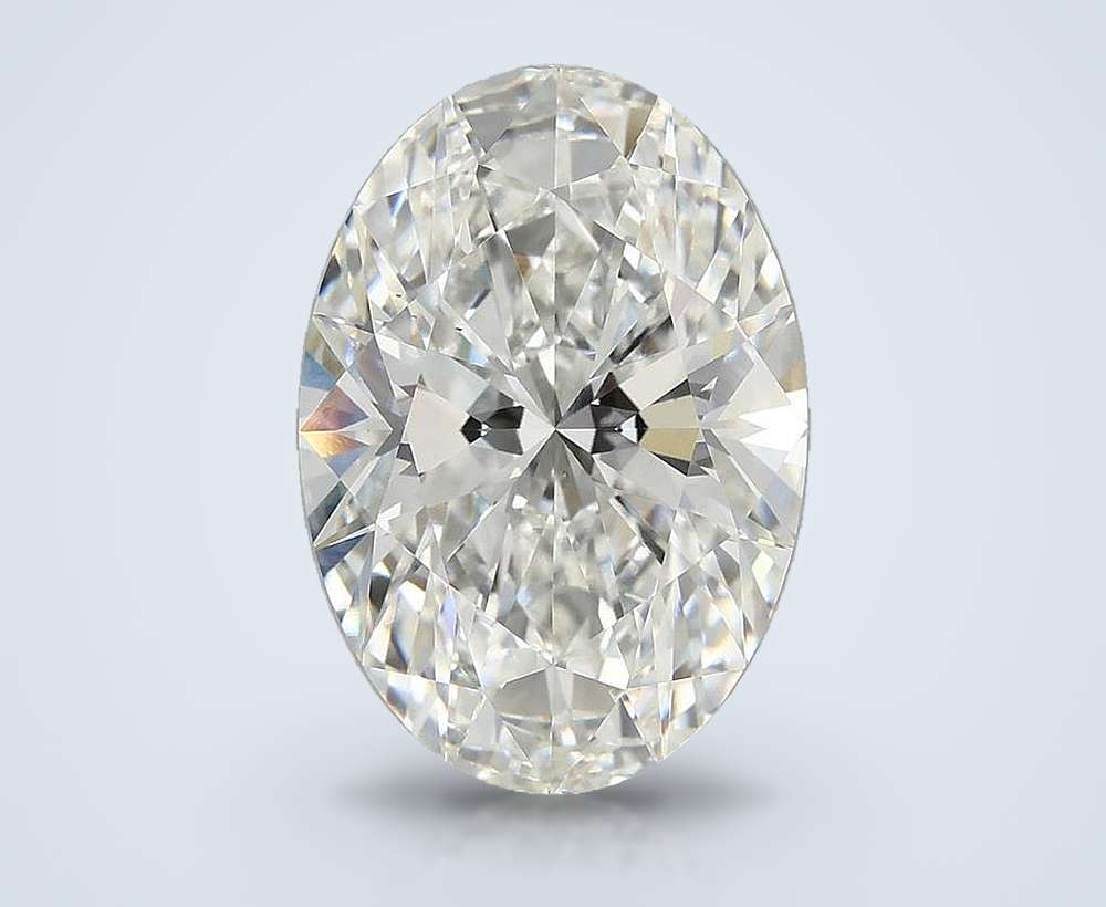 6.10 Carat Oval Lab Diamond