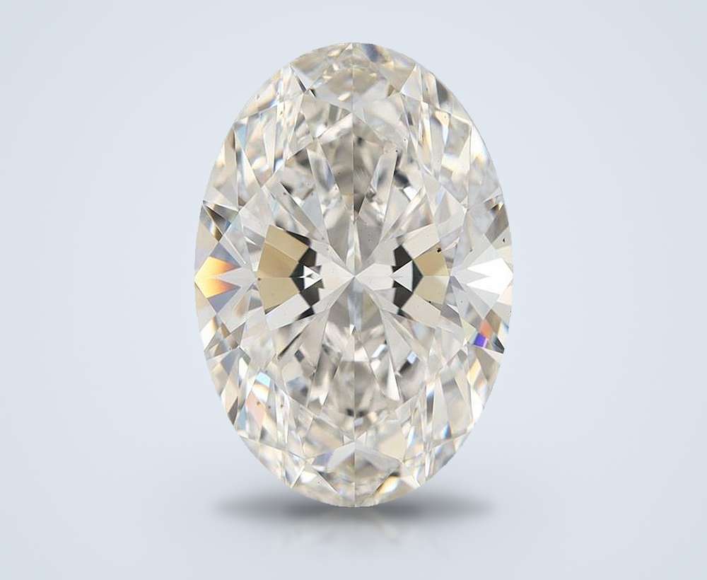 6.56 Carat Oval Lab Diamond