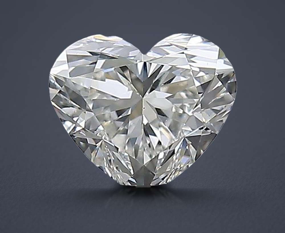 0.96 Carat Heart Natural Diamond