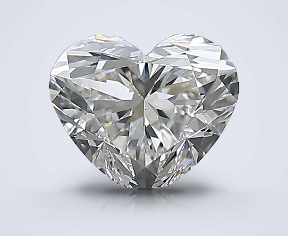 0.96 Carat Heart Natural Diamond