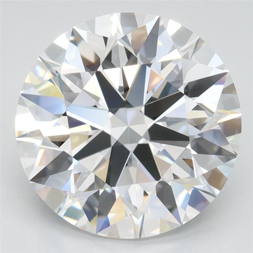 4.38ct D VVS1 Rare Carat Ideal Cut Round Lab Grown Diamond