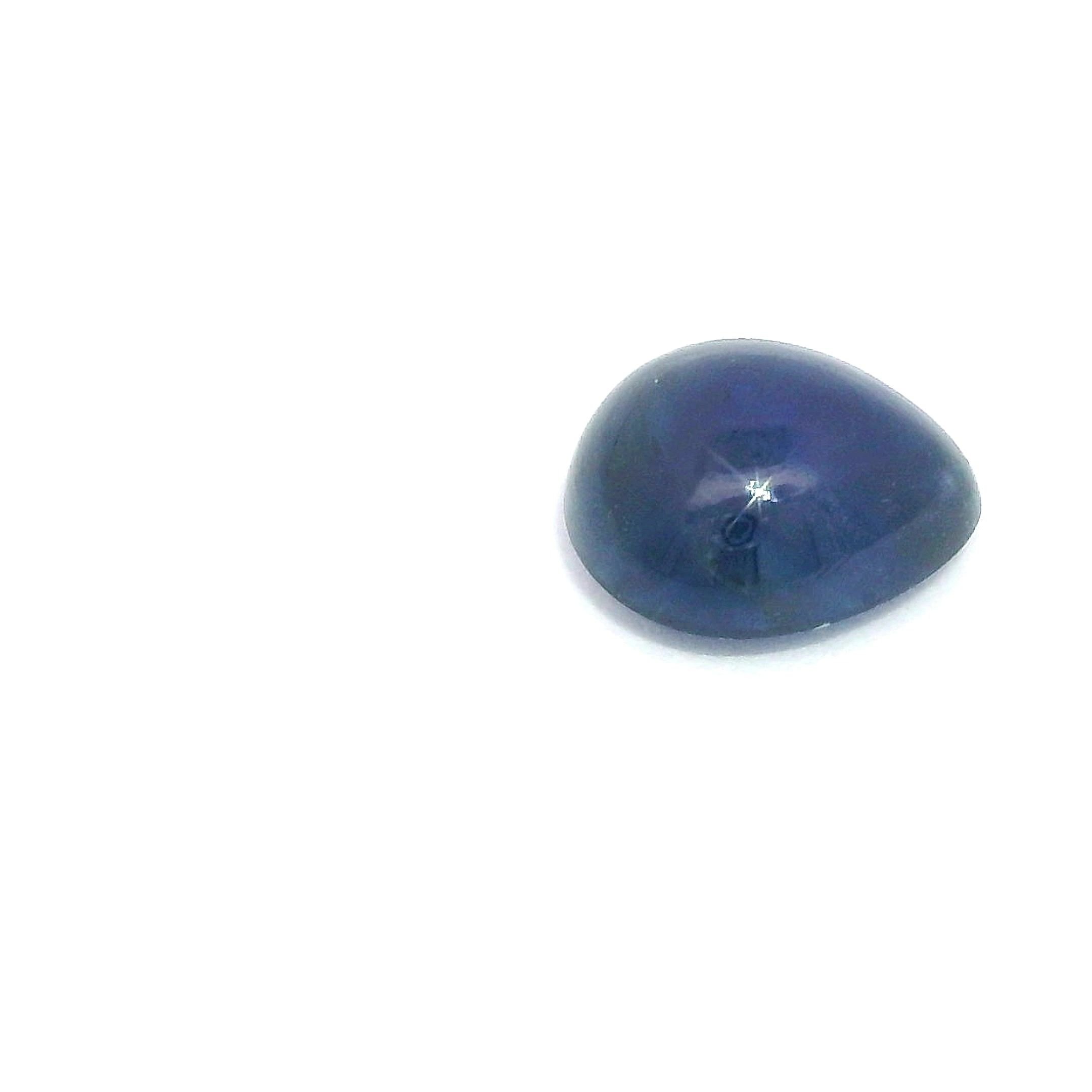 1.82 Carat Blue Pear Sapphire