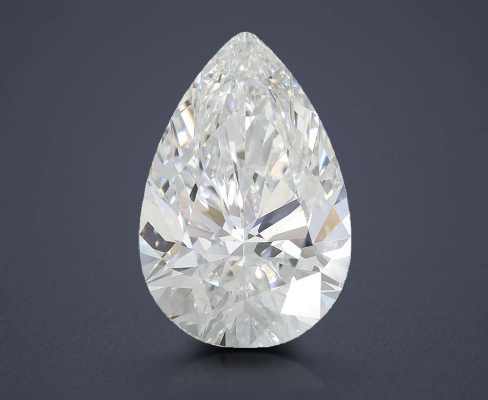 5.04 Carat Pear Lab Diamond