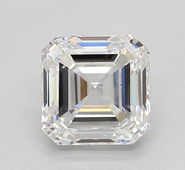 1.54ct E VS2 Excellent Cut Asscher Lab Grown Diamond