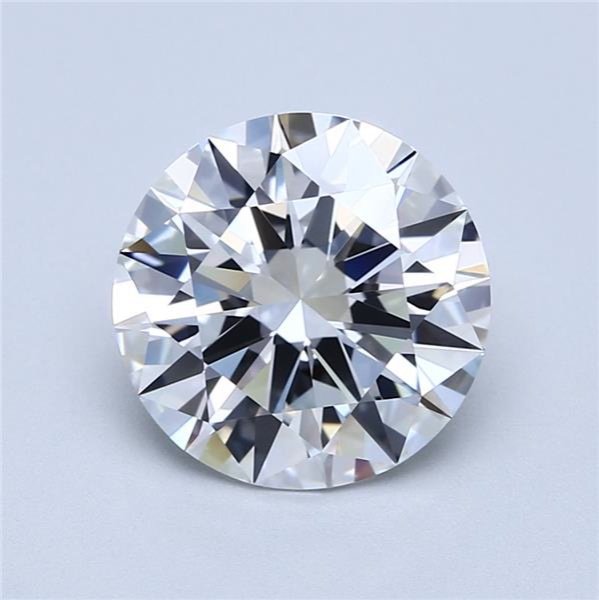 3.28ct F VVS2 Rare Carat Ideal Cut Round Diamond