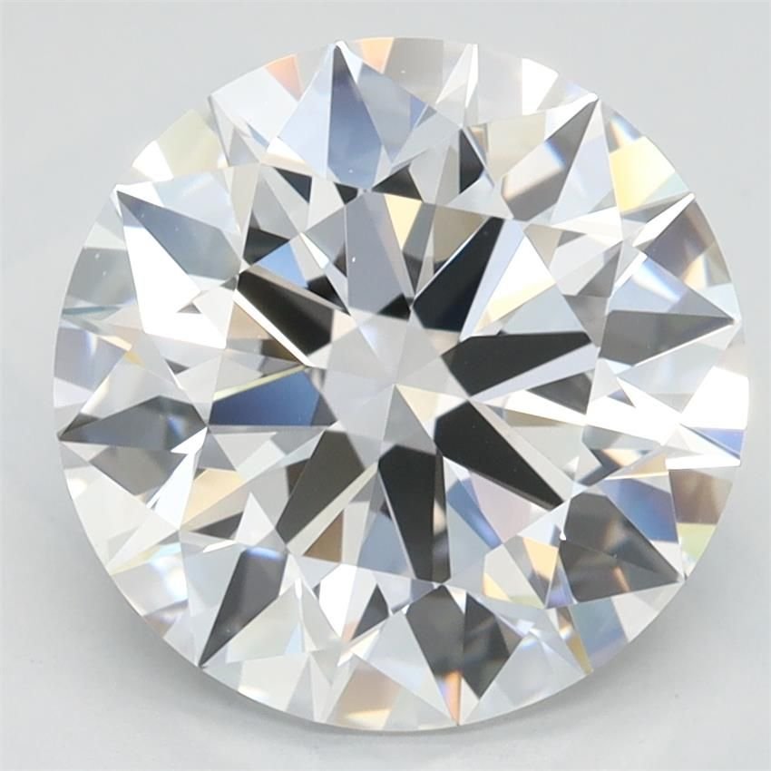 3.27ct D IF Rare Carat Ideal Cut Round Lab Grown Diamond