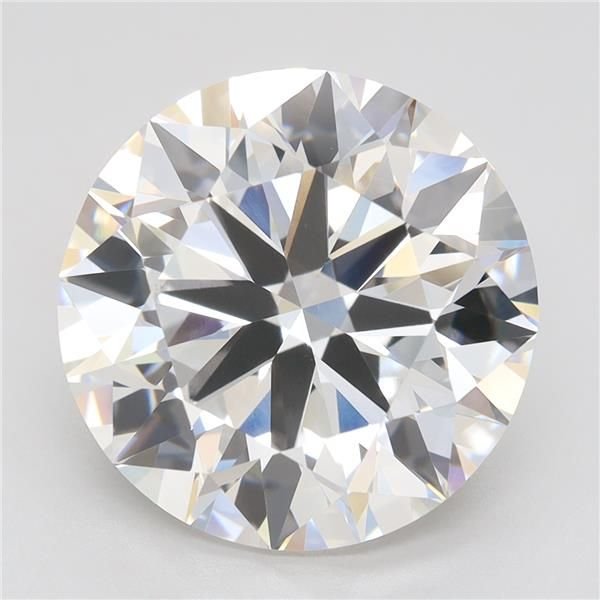5.95ct E VVS2 Rare Carat Ideal Cut Round Lab Grown Diamond