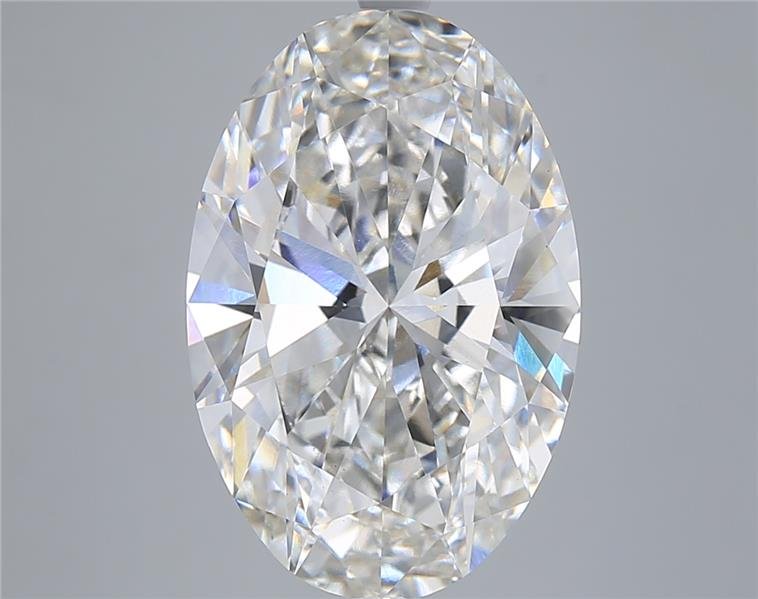 6.89 Carat Oval Lab Diamond