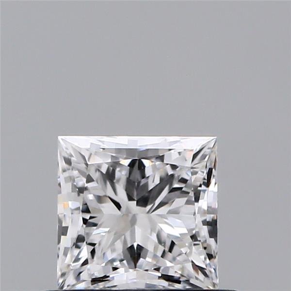 0.63ct E VVS2 Rare Carat Ideal Cut Princess Lab Grown Diamond