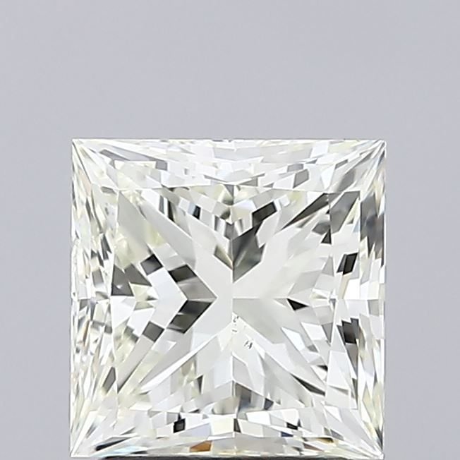 2.00ct K VS2 Rare Carat Ideal Cut Princess Diamond