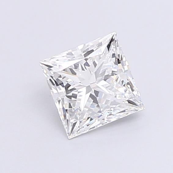 0.82ct D VS1 Rare Carat Ideal Cut Princess Lab Grown Diamond