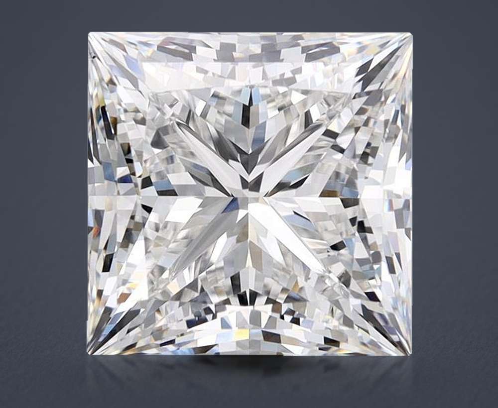 5.71 Carat Princess Lab Diamond