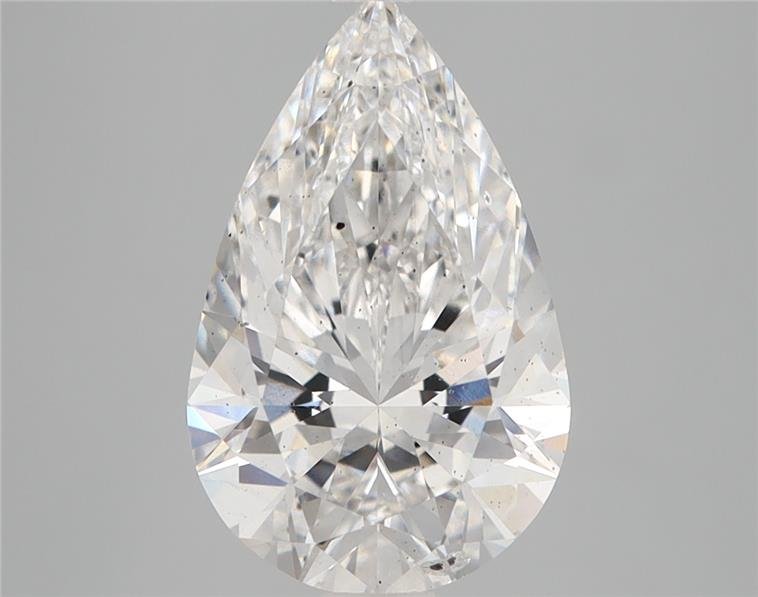 3.01ct F SI2 Rare Carat Ideal Cut Pear Lab Grown Diamond