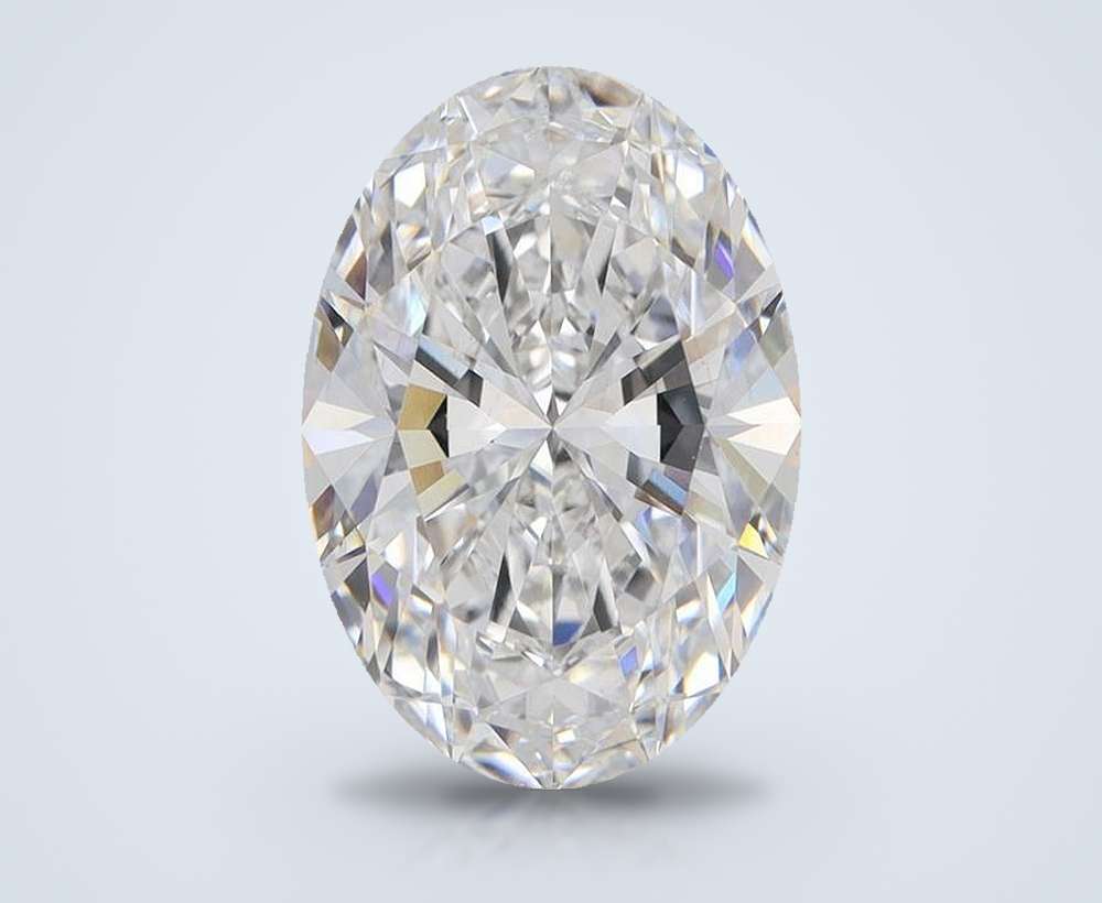 6.25 Carat Oval Lab Diamond