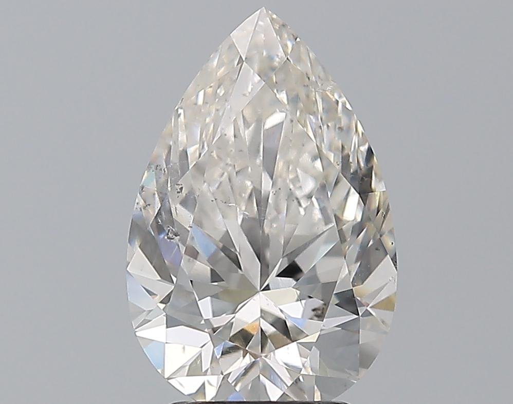 2.81ct H SI2 Rare Carat Ideal Cut Pear Diamond