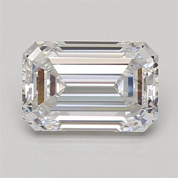 1.59ct D VS2 Excellent Cut Emerald Lab Grown Diamond