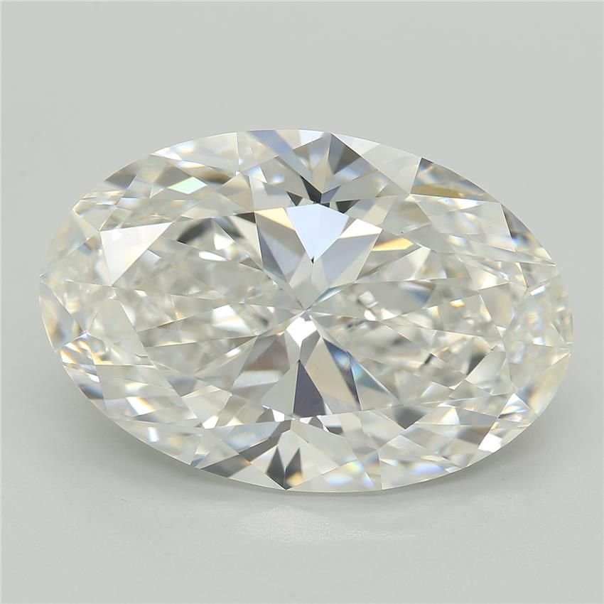 6.75ct F VVS2 Rare Carat Ideal Cut Oval Lab Grown Diamond