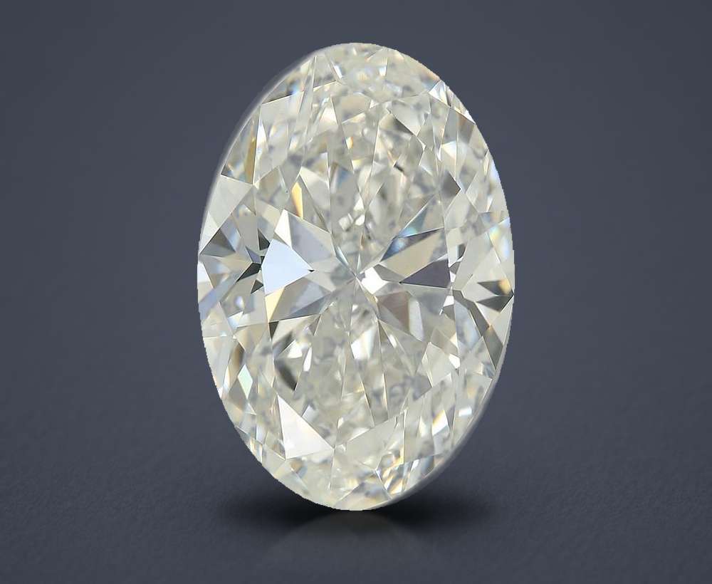 6.75 Carat Oval Lab Diamond