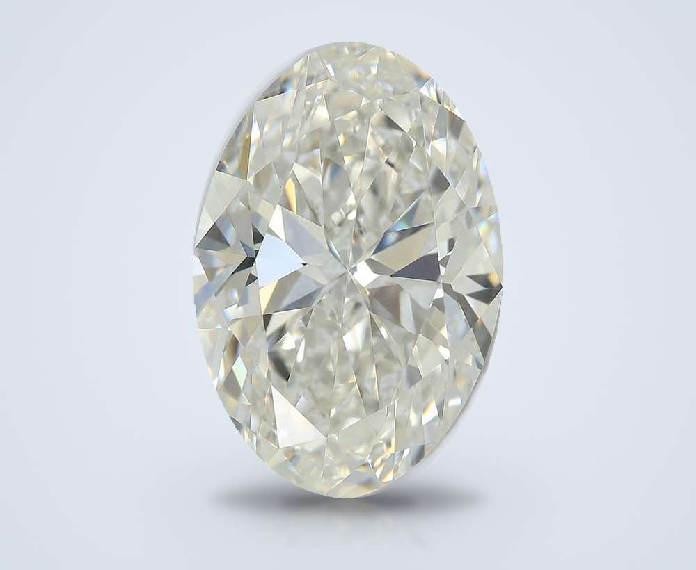 6.75 Carat Oval Lab Diamond