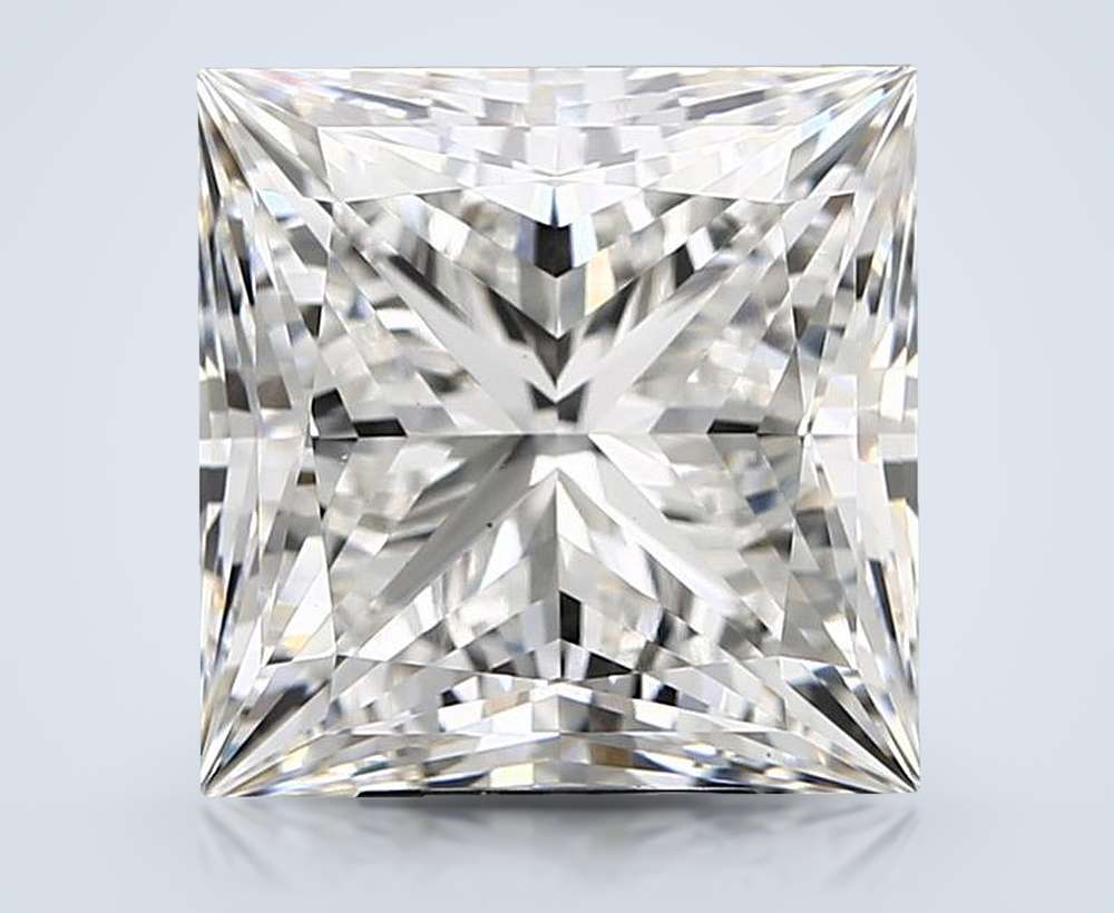 7.68 Carat Princess Lab Diamond