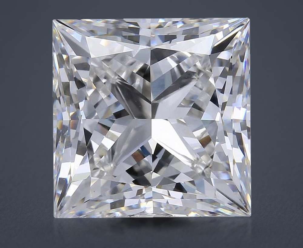 6.81 Carat Princess Lab Diamond