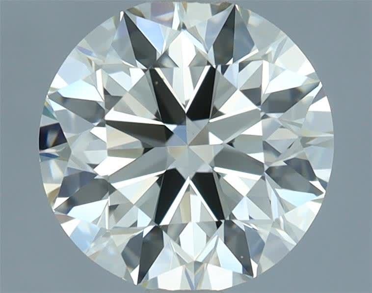 1.96ct J VVS2 Rare Carat Ideal Cut Round Diamond