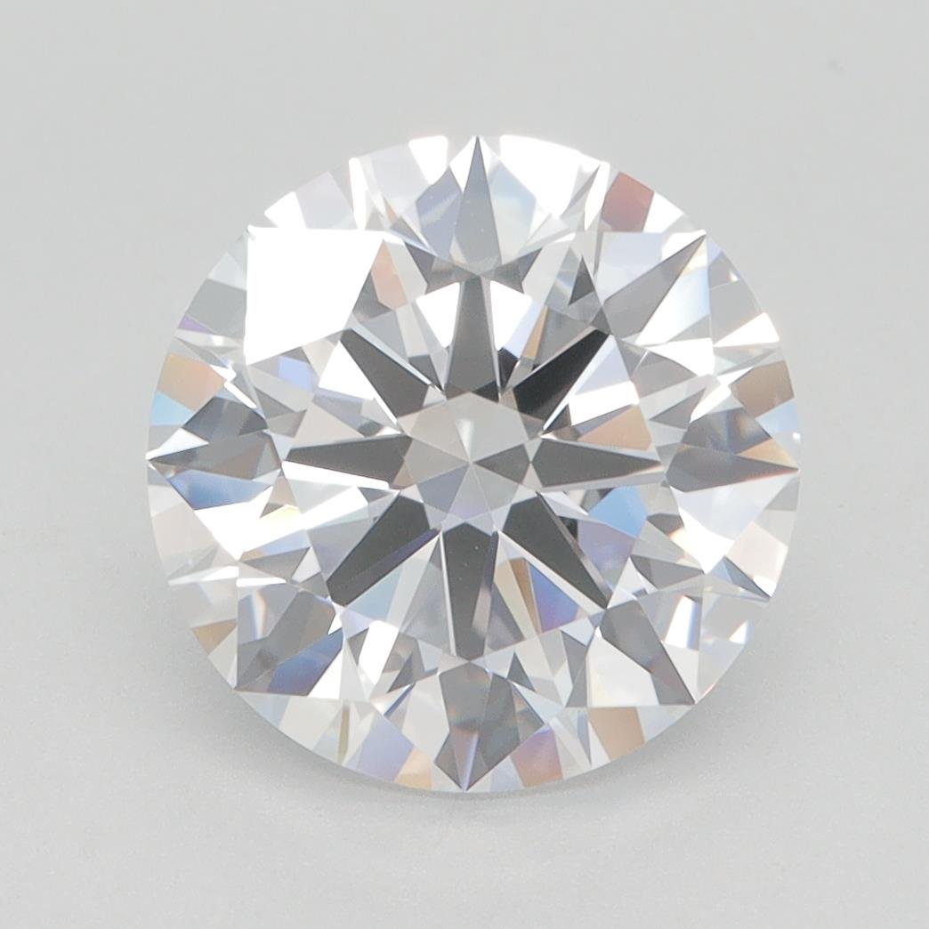 3.42ct D VVS2 Rare Carat Ideal Cut Round Lab Grown Diamond