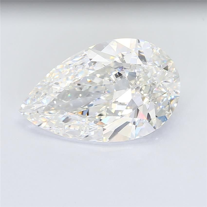 15.01ct F VVS2 Rare Carat Ideal Cut Pear Lab Grown Diamond