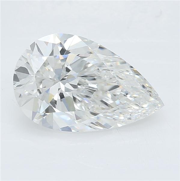 1.17ct F VS1 Rare Carat Ideal Cut Pear Lab Grown Diamond