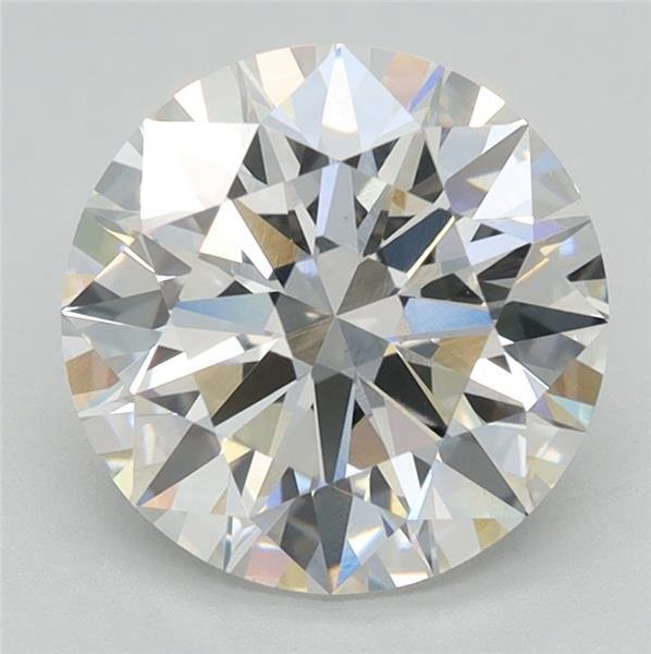 2.55ct F VVS2 Ideal Cut Round Lab Grown Diamond