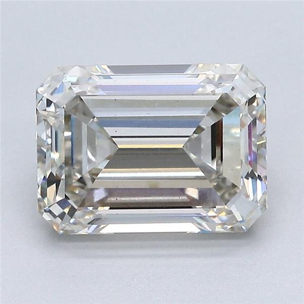 3.01ct I VS1 Rare Carat Ideal Cut Emerald Lab Grown Diamond