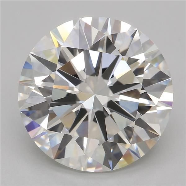 5.01ct G VVS2 Excellent Cut Round Lab Grown Diamond