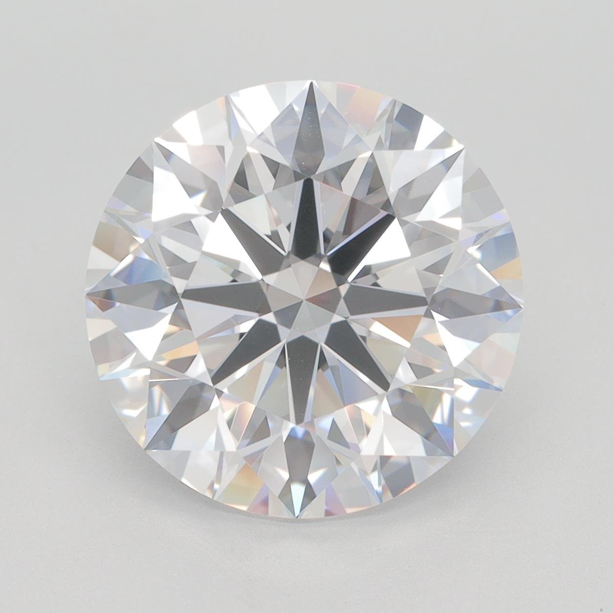 6.21ct D VVS1 Rare Carat Ideal Cut Round Lab Grown Diamond