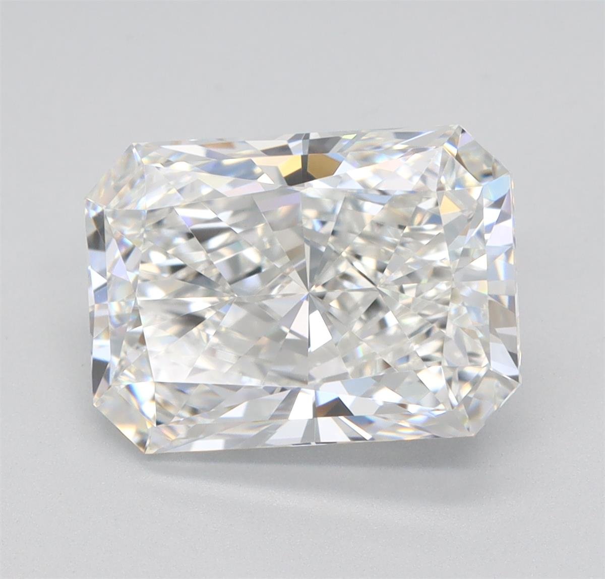 3.35ct F VVS2 Rare Carat Ideal Cut Radiant Lab Grown Diamond