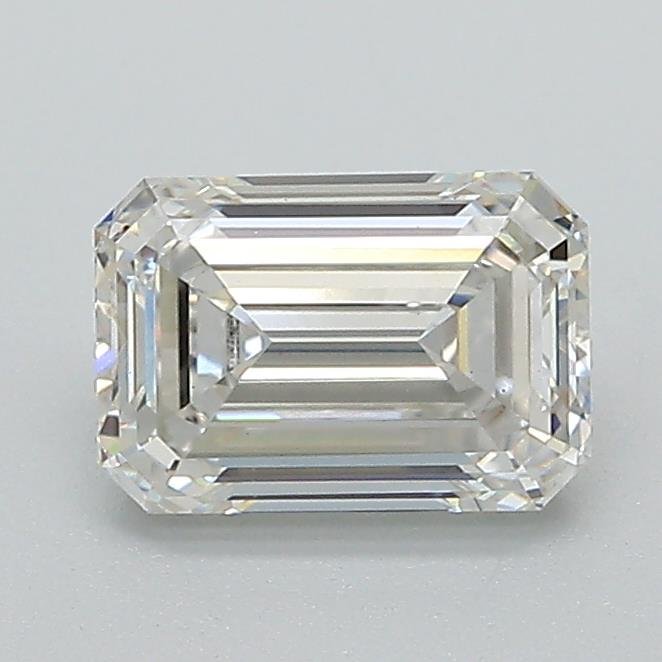 1.05ct F VVS2 Rare Carat Ideal Cut Emerald Lab Grown Diamond