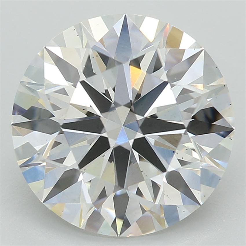 2.74ct F VS2 Rare Carat Ideal Cut Round Lab Grown Diamond