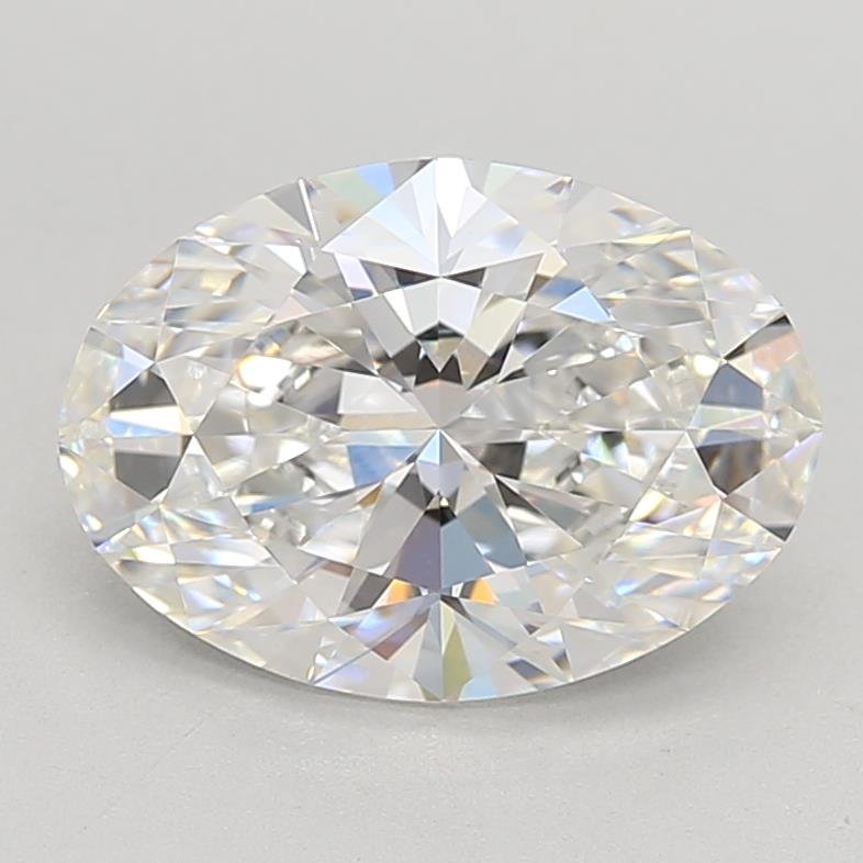 2.68ct E VVS2 Rare Carat Ideal Cut Oval Lab Grown Diamond