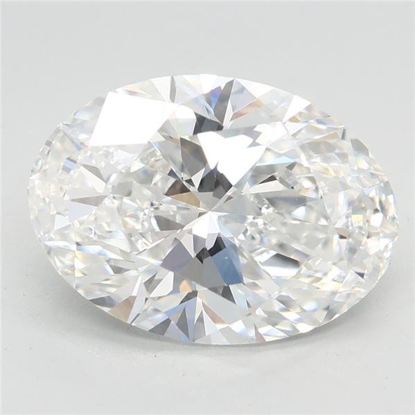 3.01ct E VVS2 Rare Carat Ideal Cut Oval Lab Grown Diamond