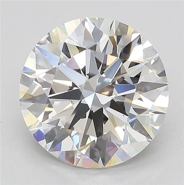 4.06ct E VS1 Rare Carat Ideal Cut Round Lab Grown Diamond