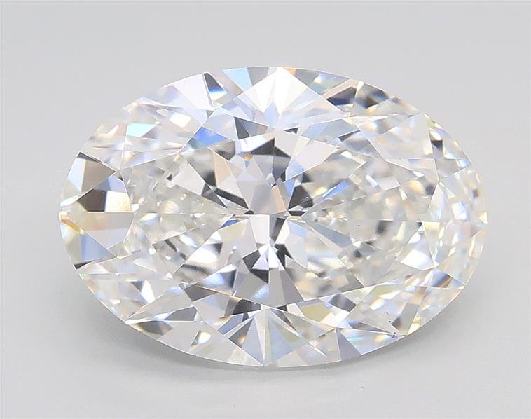 3.01ct E VS1 Rare Carat Ideal Cut Oval Lab Grown Diamond