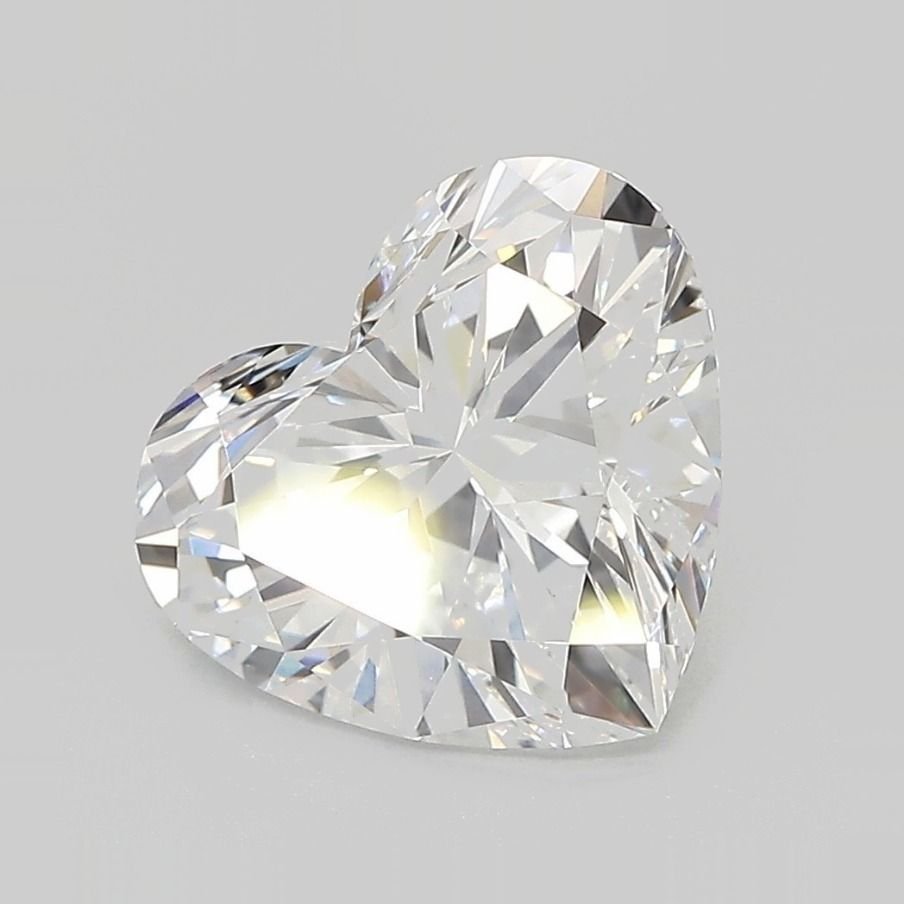 3.28ct D VVS2 Very Good Cut Heart Lab Grown Diamond