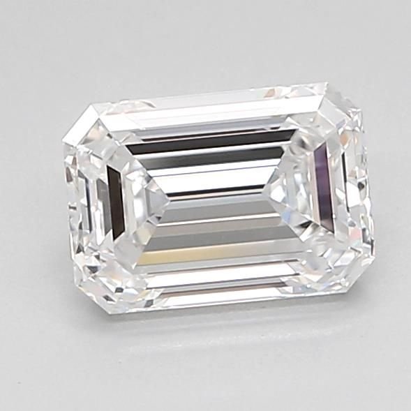 1.24ct D VVS1 Rare Carat Ideal Cut Emerald Lab Grown Diamond