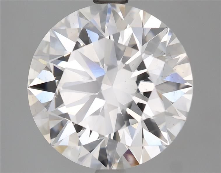 4.55ct F SI1 Rare Carat Ideal Cut Round Lab Grown Diamond