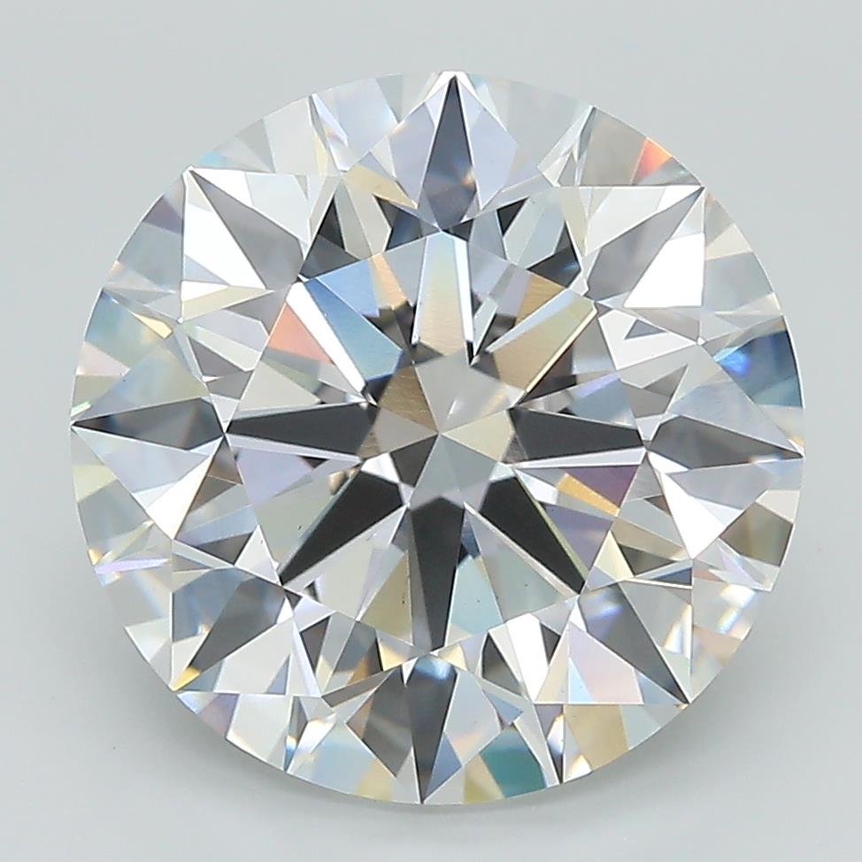 6.03ct F VS1 Excellent Cut Round Lab Grown Diamond