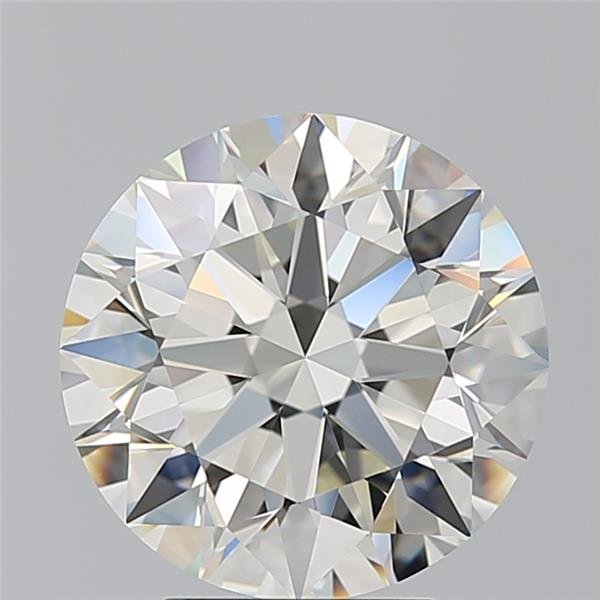 4.51ct K VVS2 Rare Carat Ideal Cut Round Diamond