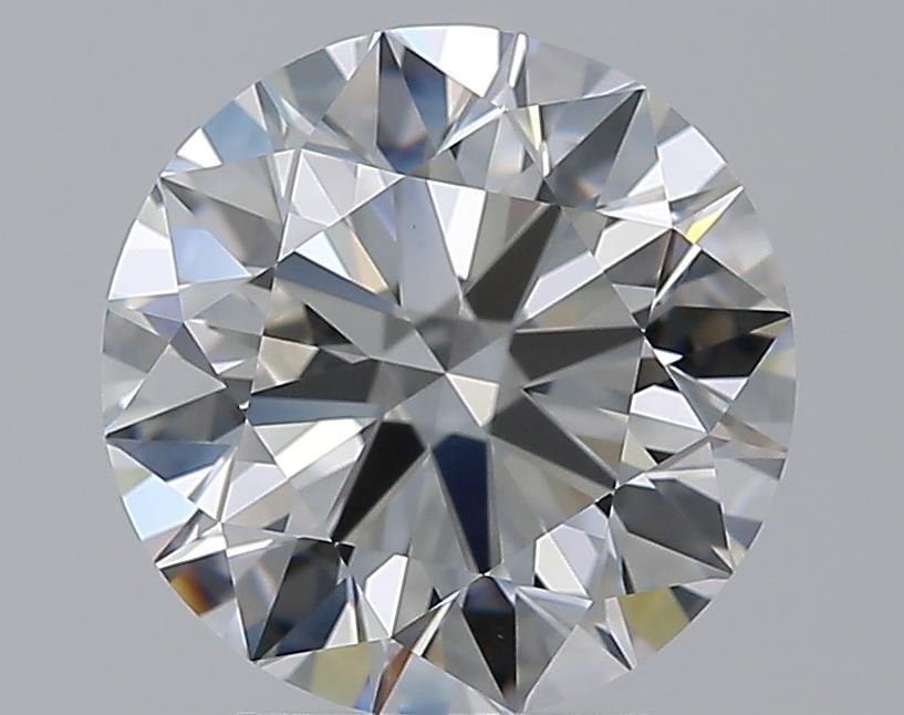 3.30ct F VVS2 Rare Carat Ideal Cut Round Diamond