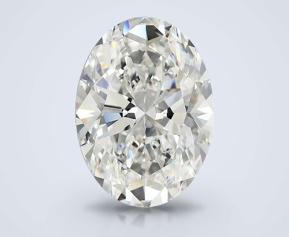 4.97 Carat Oval Lab Diamond