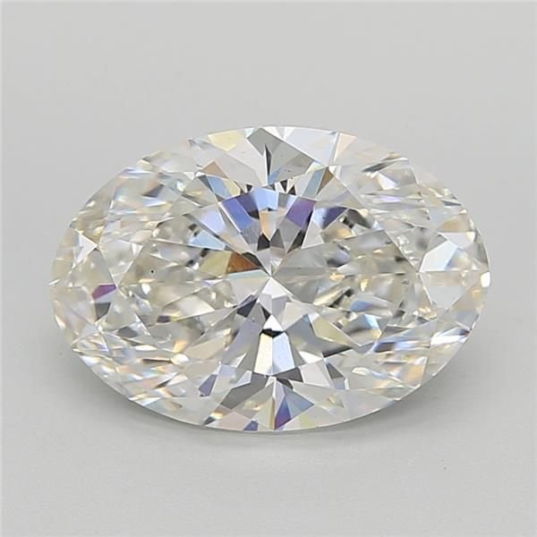 4.71ct F VS1 Rare Carat Ideal Cut Oval Lab Grown Diamond
