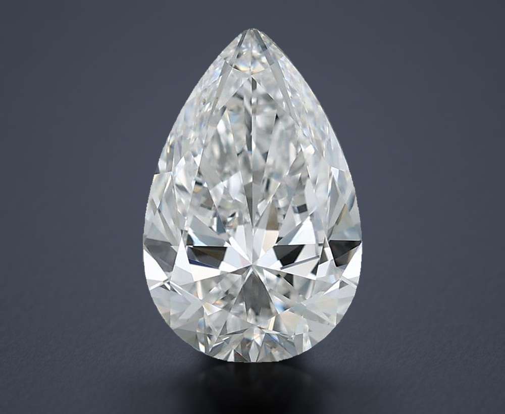2.50 Carat Pear Natural Diamond